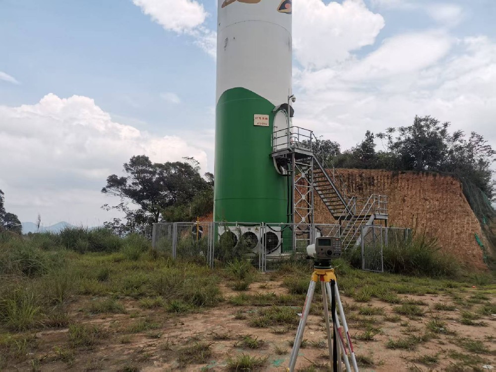 风机塔筒水平度检测