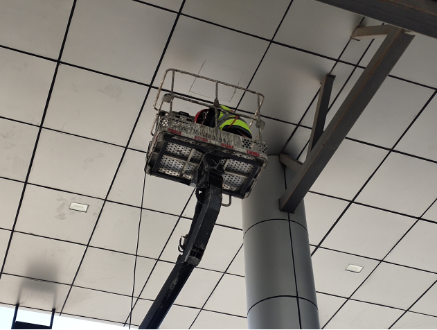 高速钢结构大棚检测记