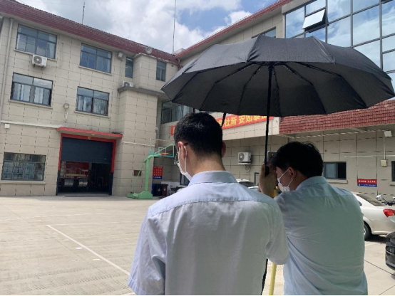 顶烈日，战酷暑，我和外业工程师上阵消防支队现场