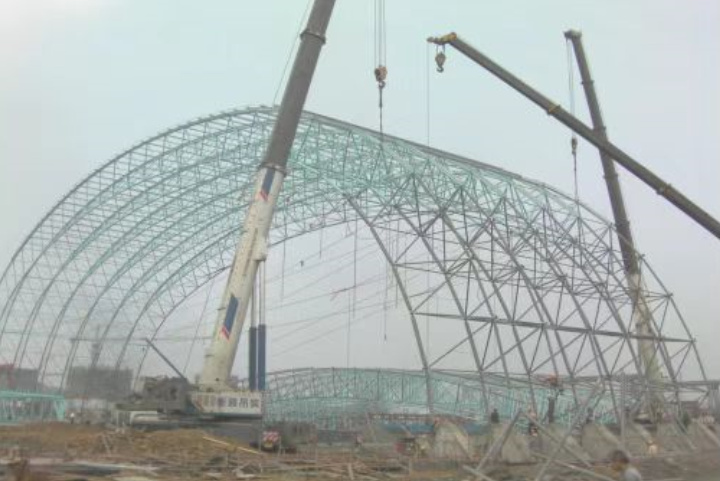 新疆铁路专用线储煤棚网架杆件超声波检测顺利完成