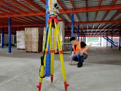 某食品有限公司货架现场检测